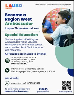Region Ambassador Special Education